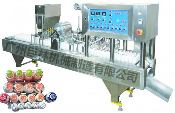氣動式牛奶瓶灌裝封口機